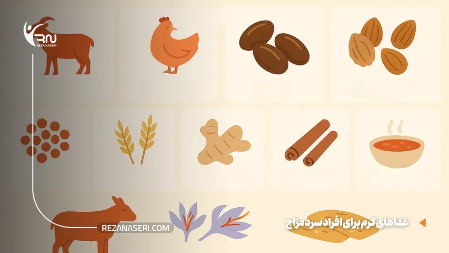 لیست غذاهای گرم برای افراد سرد مزاج